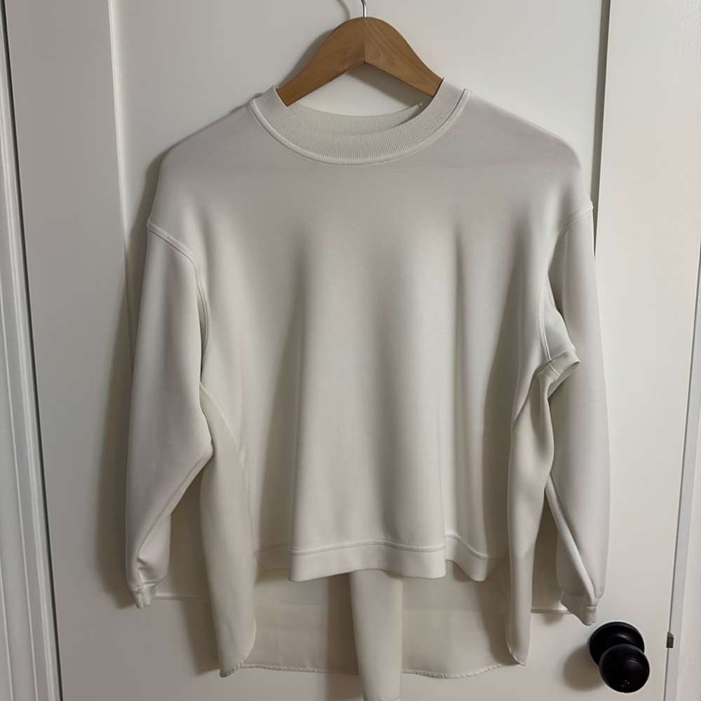 Club Monaco soft sweatshirt with polyester back